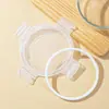 Tira de Sellado Tira de Caucho de Silicona Caja de Vidrio Tapa de Vaso de Agua Resistente a Altas Temperaturas Impermeable Accesorios de Sellado Anillo Tórico Anillo de Sellado