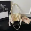 Bolso Grande de Mujer 2026 Nueva Moda Bolso de Hombro y Mano Venta al por Mayor de Comercio Exterior Elegante de Gama Alta Bolso tipo Almohada para Debajo del Brazo