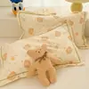 Funda de almohada para niños de hilo de algodón de doble capa Clase a 30X50 Funda de almohada especial para bebé 40X60 Cubierta protectora para núcleo de almohada de estudiante 2