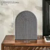 Estatueta de leitura minimalista, ornamento de mesa para hall de entrada, sala de estar ou rack de TV, criando uma atmosfera decorativa sofisticada e única.