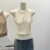 Camiseta Chaleco de Punto sin Mangas Hermoso y Único para Mujer, Nuevo Estilo Verano 2026, Se Puede Usar por Fuera o como Capa Interior