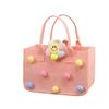Bolsa de Feltro Desenho Animado Sacola de Presente Sacola de Compras para Banquete de Primeiro Aniversário Doce Presente, Personalizável com Logo, Moderna e Versátil