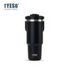 Tyeso Nuevo Bolso de Gran Capacidad Vaso Termo Deportivo para Exteriores para Coche para Mantener el Frío Vaso para Café de Doble Bebida