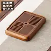 Bandeja de Té de Palisandro para Uso Doméstico, Modelo Nuevo 2026, Juego de Té Kung Fu, Madera Maciza Drenaje de Agua y Almacenamiento de Agua Mesa Pequeña de Té para Secado