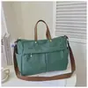 Bolso de Hombro Cruzado Tote Artístico Simple y Versátil para Estudiantes Viajeros Bolso de Moda de Nylon Versátil Casual Transfronterizo