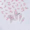 Novo Adesivo para Nail Art Estéreo 5D Em relevo Borboleta Flor Renda Laço Rosa Adesivo de Unha de Alta Qualidade
