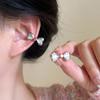 Clip para oreja estilo coreano sin agujero sentido de alta gama nicho estilo frío exquisito distintivo aretes combinables borla mariposa clip para oreja de mujer