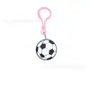 Chaveiro de Bola de Basquete Futebol Baseball Rugby Transfronteiriço Chaveiro de Borracha Macia PVC Acessórios Atacado Amazon