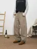Jeans de corte curvo para principios de otoño para hombres y mujeres, estilo retro americano, corte recto holgado, caída suave, lavados y desgastados, pantalones casuales de pierna ancha