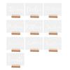 BTU079-81 tarjeta de mesa de boda acrílica hexagonal rectangular número de mesa comida UV tarjeta de mesa tarjeta de asiento