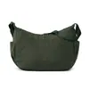 Bolsa transversal multicamadas prática e leve para mulheres, adequada para o trabalho e para o dia a dia, bolsa de ombro versátil, bolsa de tecido estilo coreano, casual e de grande capacidade, moderna