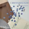 Decoraciones para Uñas Blue Flat-Bottom Zircon, Mini Circonita Azul Cristalino Brillante, Strass Azules Claros con Forma de Marquisa Biselada para Uñas Largas