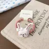 Gomas para el pelo de animales de tela rellena de algodón con dibujos animados para niñas, cintas para el pelo divertidas de alta elasticidad estilo coreano