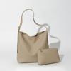 Bolso grande vintage de piel suave para mujer, tipo cubo, informal, tipo tote, sencillo, de gran capacidad, tipo bandolera, moderno
