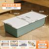 Caja de almacenamiento inferior de cama para el hogar, ropa, edredón, a prueba de polvo, plana, de plástico, caja de almacenamiento, ropa de dormitorio, caja de almacenamiento inferior de cama