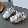 Zapatos Casuales de Malla Transpirable Moda Estilo Coreano para Niñas 2026 Otoño Nuevos Zapatos Deportivos Campus Princesa Ballet para Niños