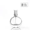 Botella de Perfume de Vidrio Transparente al por Mayor 50ml Botella de Boca de Rosca Botella Vacía Portátil Popular Botella de Muestra de Perfume