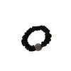 Simple scrunchie de tela estilo coreano, elegante cuerda para el pelo para mujer, nueva liga elástica para coletas, cuerda para el pelo duradera y elástica