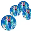 Fiesta de Cumpleaños Temática Clásica de Frozen Suministros de Decoración para Fiestas Vajilla Decorativa Desechable Plato de Papel Vaso de Papel Mantel