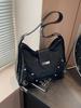 Bolsa Billcar Personalizada Vintage 2024 Nova Moda Grande Capacidade Bolsa Tote Stud Indústria Pesada Bolsa de Ombro Estilosa Bolsa de Axila