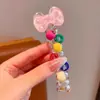2024 Corea Dongdaemun Mismo Estilo Cuerda para el Cabello de Puntos y Estrellas Duradera Alta Elasticidad Cordón para Teléfono Goma para Recoger el Cabello Popular Cola de Caballo
