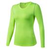 Camiseta deportiva de manga larga ajustada PRO para mujer, ideal para entrenamiento, fitness y yoga, con absorción de humedad, 2019