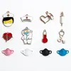 Nueva Serie Médica de Dibujos Animados Aleación Goteo de Aceite Doctor Enfermera Collar Pulsera Colgante Venta Directa de Fábrica Diseño Original
