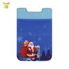 Regalos pequeños de Halloween al por mayor Regalos pequeños de Navidad Adhesivo trasero de Lycra para teléfono móvil Juego de tarjetas de regalo para identificación