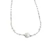 Colección de Collar Pulsera de Plata Rota Perla Diseño de Nicho para Mujer Lujo Accesible de Gama Alta Cadena para Clavícula Joyería Nueva de Verano