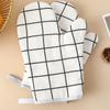 Guantes Gruesos Largos de Poliéster para Cocina Horneado Resistentes a Altas Temperaturas Aislamiento Térmico Antiescaldaduras Deslizantes Horno Microondas Fabricante de Comercio Exterior