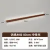 Lámpara de pared con veta de madera de durazno, adecuada para mesitas de noche en dormitorios, lámpara larga minimalista, lámpara de pared de fondo para sofá en sala de estar, iluminación ambiental, hierro