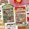 Infeel.Me Está Abierto Hoy: 49ª Edición de Pegatinas de Paisajes, Juguetes Antiestrés de Escenas Miniatura 3D