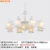 Novo lustre estilo europeu para sala de estar, iluminação criativa vintage, quarto estilo americano, estudo simples, lustre de ferro para sala de jantar
