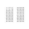 Spot Handwritten Label Indicator Label Color White German Sticker Letter Notes Post-it Notes Index