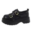 Sapatos Pequenos de Couro Genuíno Feminino com Pelúcia Estilo Francês Britânico 2026 Outono/Inverno Novo Estilo Combinam Bem com Saias Mocassins Mary Jane de Solado Grosso