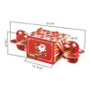 Caixa de Embalagem de Maçã de Natal, Caixa de Embalagem de Fruta da Paz, Decoração de Feriado de Véspera de Natal, Caixa de Presente Criativa, Caixa de Presente