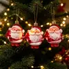 Decorações de Natal Transfronteiriças Papai Noel Pingentes Árvore de Natal Pequenos Pingentes