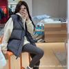 Chaleco Grande de Ganso Chaqueta de Plumas Chaleco Padre-Hijo Mismo Estilo Canadiense Chaqueta para Pareja Parka Abrigo 4154m