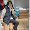 Jaqueta Colete de Ganso Grande Colete Pai-Filho Estilo Canadense Igual Jaqueta Parka Masculina e Feminina Casal 4154m