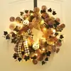 Guirnalda de Calavera de Calabaza, Rostro de Fantasma, Hueso de Mano, Enredadera de Araña para Nuevo Halloween Transfronterizo, Decoración de Atmósfera de Terror para Casa Embrujada