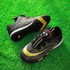 Zapatos de fútbol TF para niños con tacos giratorios para niños y niñas, zapatos de entrenamiento y competición para estudiantes, zapatos deportivos para jóvenes, Jinjiang