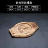Esterilla para Olla de Piedra y Olla de Barro, Esterilla Aislante de Calor para Estufa de Carbón, Esterilla para Preparar Té, Esterilla de Madera, Base para Olla de Barro, Bandeja, Placa de Hierro, Esterilla de Tabla de Madera