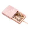 Caja de Suspensión de Película Pe de Viento Recto Cajón Tipo Joyero Caja de Embalaje para Pulsera de Cristal de Templo Anillo Collar Pendiente
