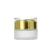 Botella de Vidrio Transparente para Crema de 20g Fabricante Tapa Acrílica Botella de Crema Esmerilada de 30g Botella para Cosméticos de Contorno de Ojos