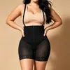 Moldeador corporal de una pieza estilo europeo y americano con [cinturón de compresión inclinado] para control de abdomen, realce de glúteos y adelgazamiento.