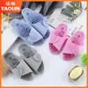Chinelos de Massagem Casuais de Verão para Uso Doméstico Interno e Viagem Portátil, Chinelos de Massagem Antiderrapantes