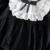 Ropa nueva de otoño para bebé: Mameluco de triángulo de manga larga, elegante mameluco Lolita de encaje para recién nacidos