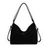 Bolso Tote Gamuza Retro Textura Simple Versátil Mochila Gran Capacidad Multifuncional Bolsa para Viajes de Negocios y Campus para Mujer