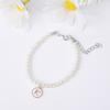 Pulsera de Letras Perla Simple Letra Inglesa Pulsera con Tu Nombre Diseño de Nicho Femenino Sentido Avanzado Novia