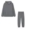 Nuevo traje deportivo de dos piezas de moda para mujer, de invierno, comercio exterior, transfronterizo, urbano, casual, con felpa, suministro al por mayor para mujeres